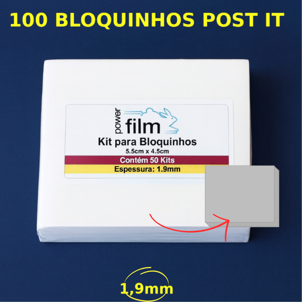 Kit Post It Holler Papelão Cinza 1,9mm 50 Kits , mini agenda , lembrancinha , lembrancinhas , postit em Oferta na Shopee