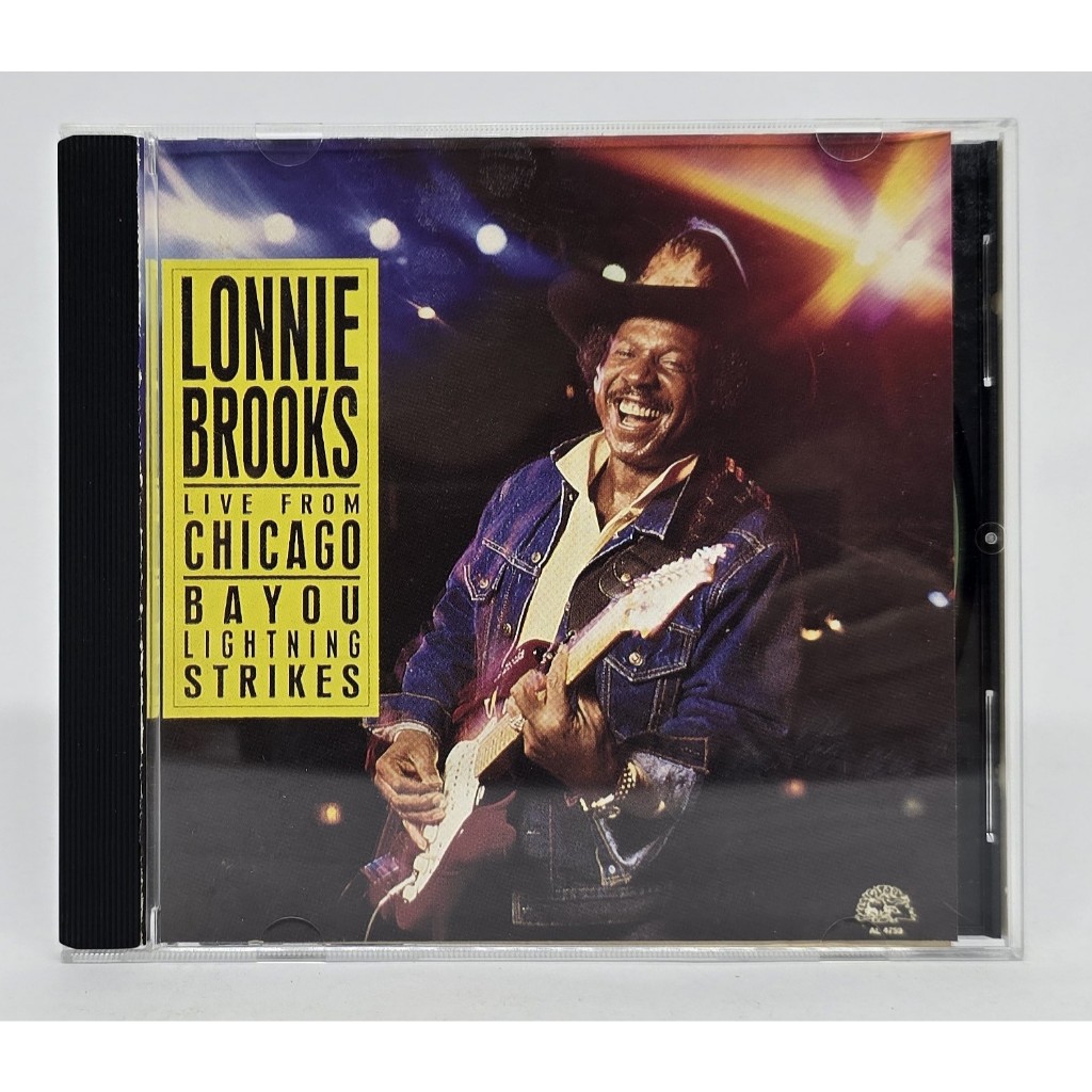 CD Lonnie Brooks - Live From Chicago - Bayou Lightning Strikes - Alligator Records 1988 Importado Blues