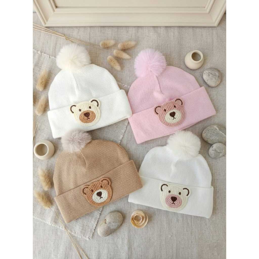 Touca Bebê Premium, Malha Macia que não Pinica em Oferta na Shopee