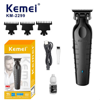 Máquina De Acabamento Corta Cabelo Profissional Kemei Km-2299 em Oferta na Shopee