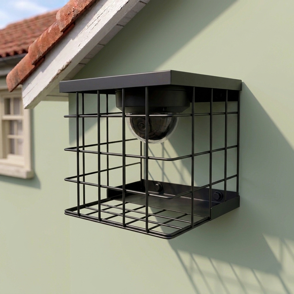 Grade Protetora de Câmera Monitoramento Grade Gaiola de Proteção Reforçada para Câmeras de Segurança em Oferta na Shopee