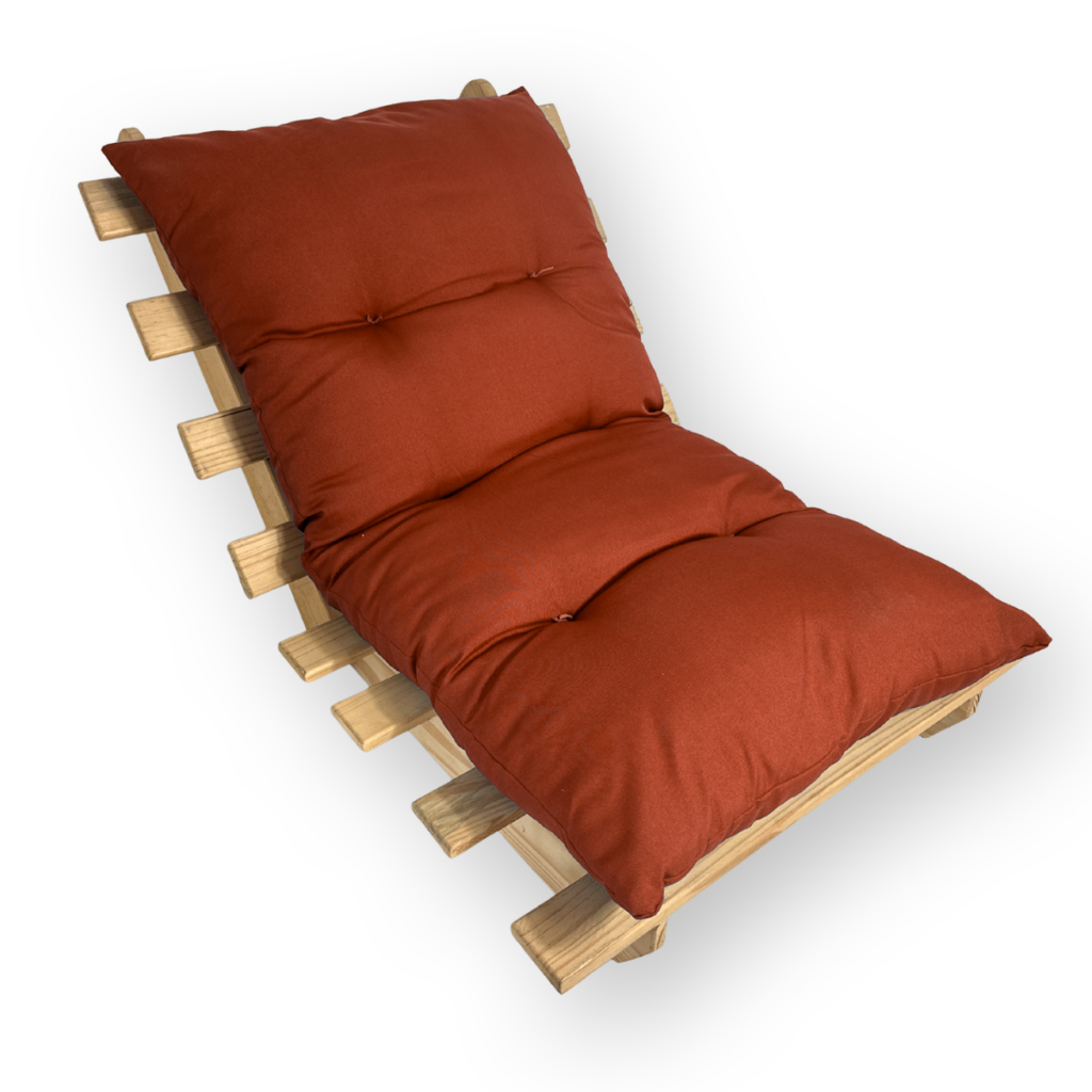 Colchonete Futon 120x60x9cm Dobrável Enrolável Decorativo Almofada Sofá Espreguiçadeira Cadeira