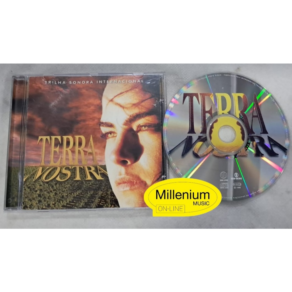 CD Terra Nostra Trilha Sonora Internacional Da Novela 2000 Original Gravadora Colecionador Ótimo Estado