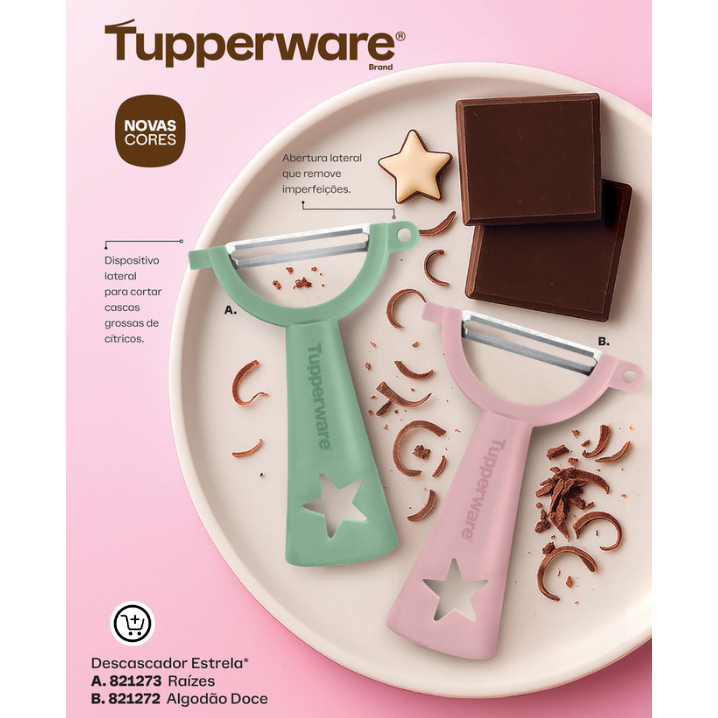 Tupperware Descascador - Algodão Doce, Verde Raízes