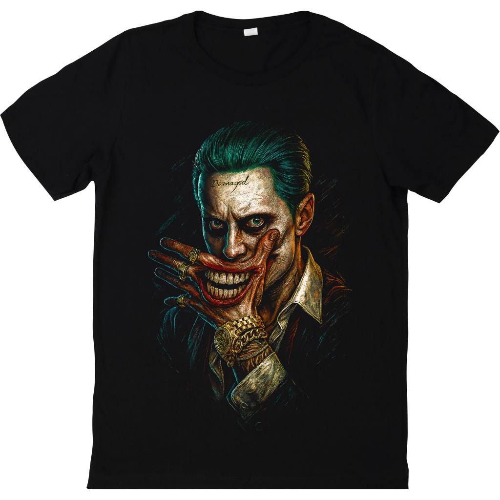 Camiseta Coringa Joker Jared Leto Esquadrão Suicida | Blusa Unissex Camisa 100% Algodão Premium