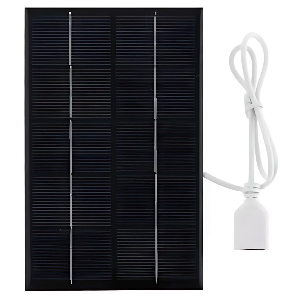 Painel Solar Portátil Mini para carregamento de Celular Ao Ar livre 2w 5v