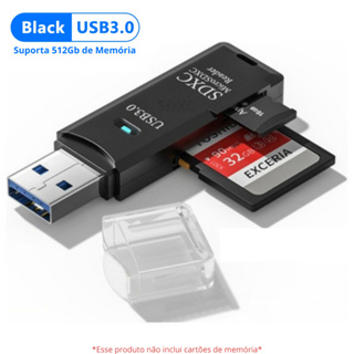 Leitor De Cartão Usb 3.0 Adaptador Micro Sd/sdxc 5gbps Envio Imediato em Oferta na Shopee
