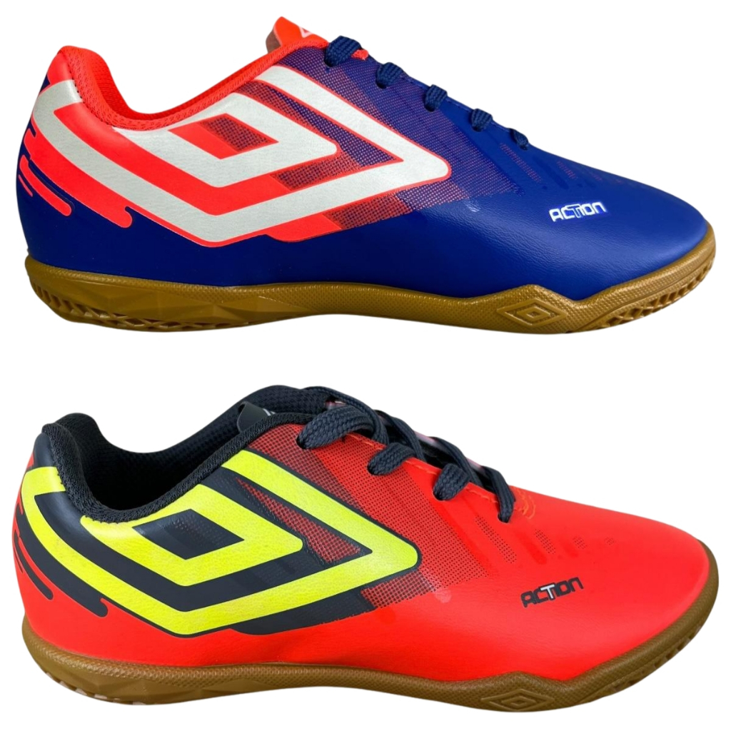 Chuteira Tenis de Futsal Infantil Umbro Action Jr em Oferta na Shopee