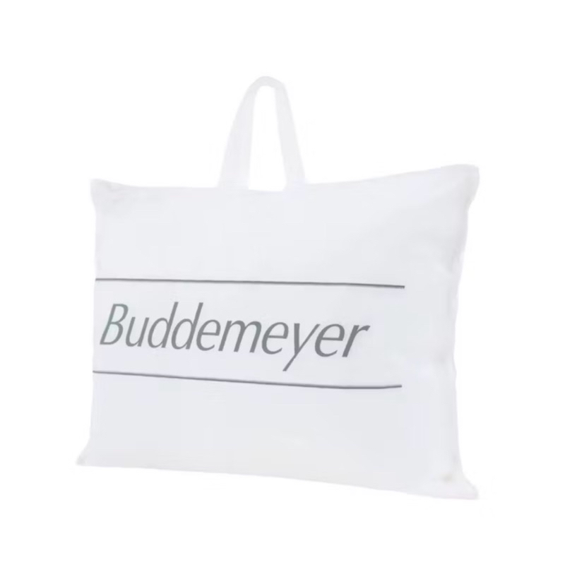 Travesseiro Buddemeyer Toque De Pluma 50x70cm Algodão Cetim 233 Fios Branco Não Alergico em Oferta na Shopee