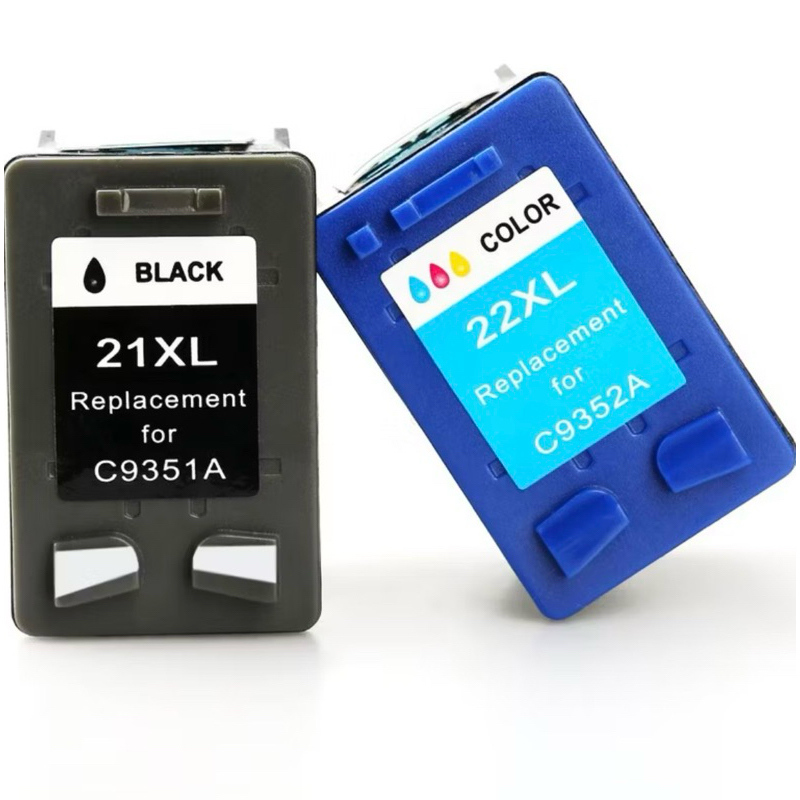 2 cartuchos de tinta um 21xl preto e um 22xl color
