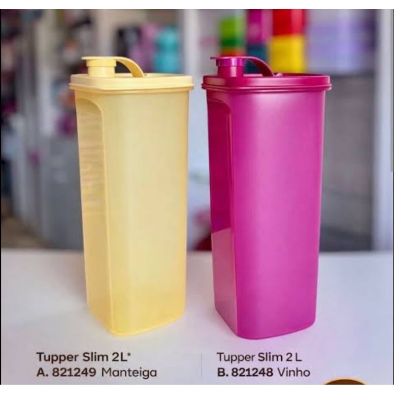 Tupperware Jarra Guarda Suco Slim 2 litros