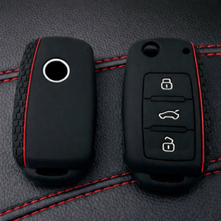 Capa Silicone Chave canivete Vw Volkswagen Up Jetta Fox Gol Voyage G5 G6 Polo 3 botões capinha em Oferta na Shopee