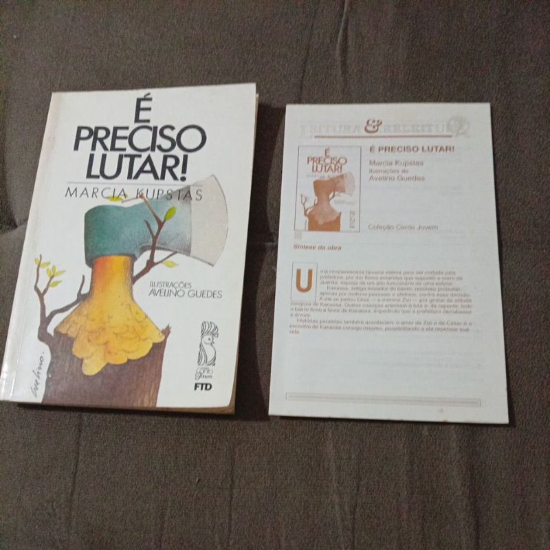 Livro É Preciso Lutar Márcia Kupstas