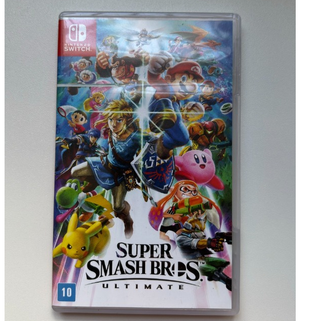 Jogo Super Smash Bros Ultimate Nintendo Switch Mídia Física