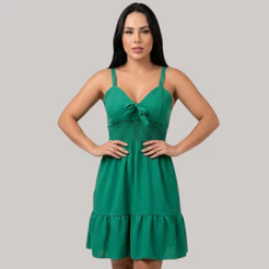 Vestido Feminino de Alcinha Caimento Soltinho