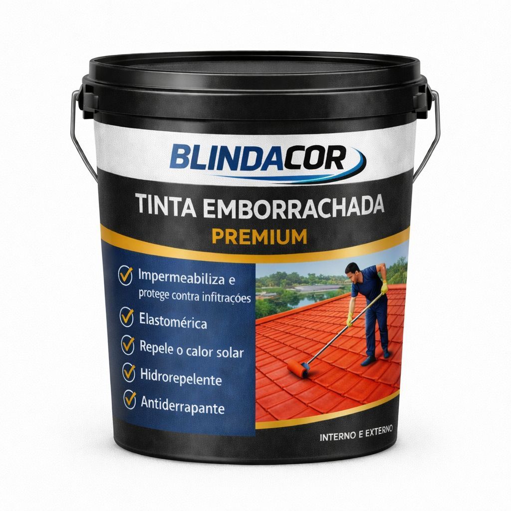 Tinta Borracha Impermeabilizante 18kg BrindaCor Proteção Contra Infiltração Laje Telha Brasilite em Oferta na Shopee