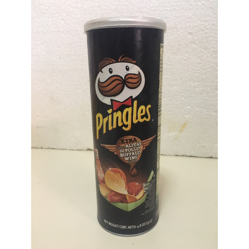Lata vazia de batata Pringles colecionável