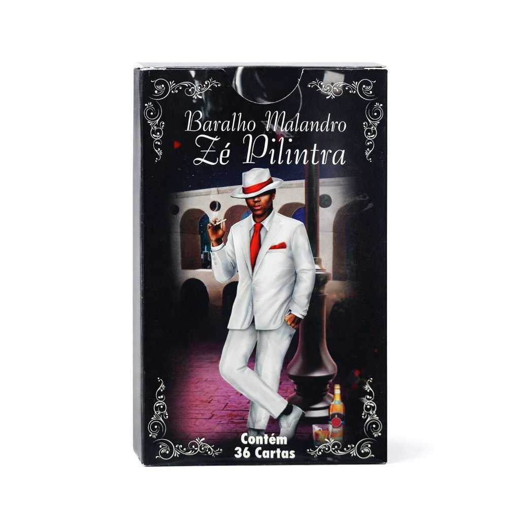 Baralho Taro Malandro Zé Pelintra 36 Cartas Oráculo Umbanda Guia Cartomancia Espiritualidade