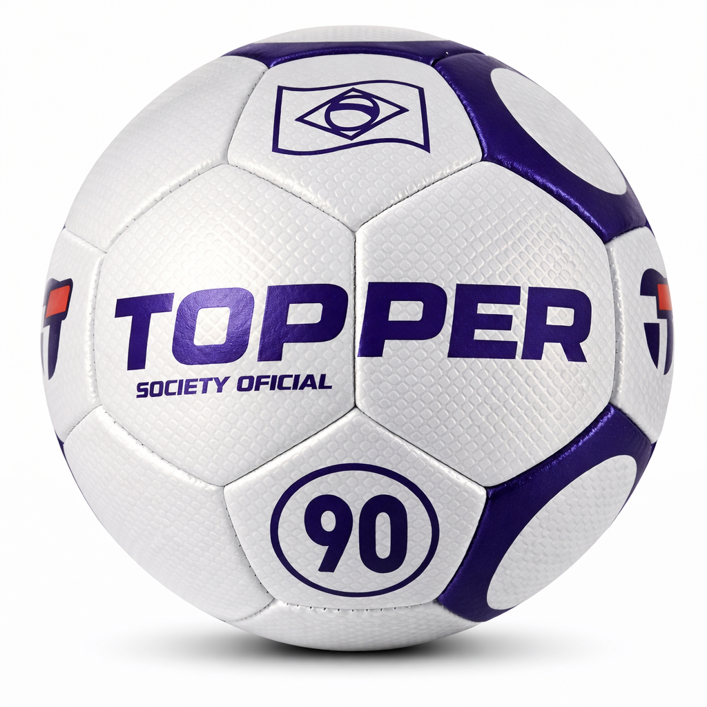 Bola de Futebol Campo/Society/Futsal Topper 90 Retrô