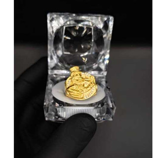 Dedeira Anel Moeda Antiga Tio Patinhas Ajustável Cor Idêntica ouro 18k Acabamento Premium Cravejado