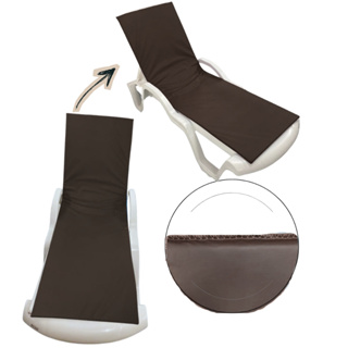 Colchonete Almofadado De Espreguiçadeira P/piscina Marrom 1 unidade em Oferta na Shopee