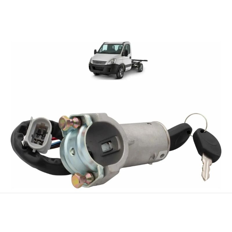 Comutador De Partida Iveco Daily 3.0 16V 2008 a 2011 com 2 Chaves Sem Chip Ref 500326598