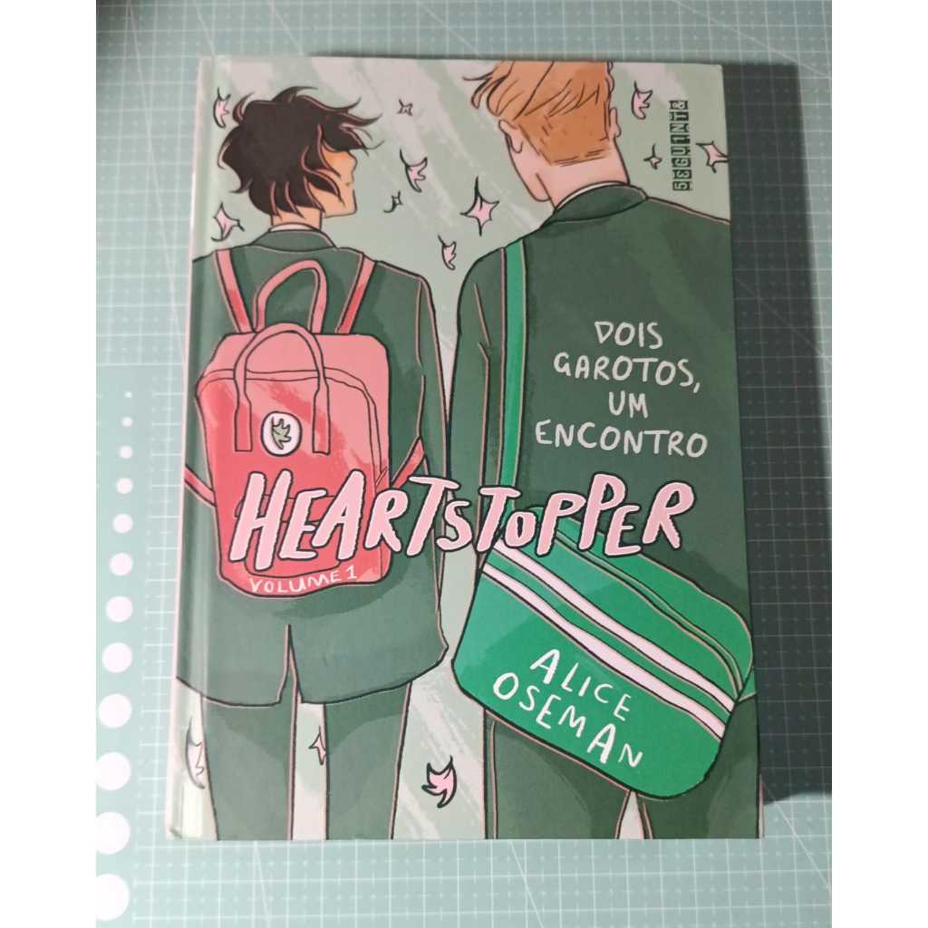 Livro Hq Heartstopper: Dois Garotos, Um Encontro (vol. 1) Capa Dura Usado Excelente