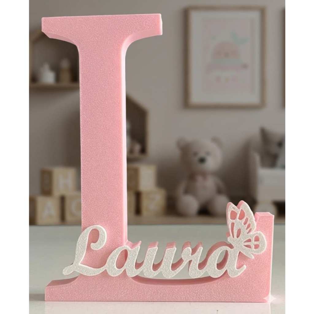 Decoração de Mesa 🔠✨ Letra Decorativa com Nome – Impressão 3D Personalizada ✨🔠especial para presentear ou decorar!