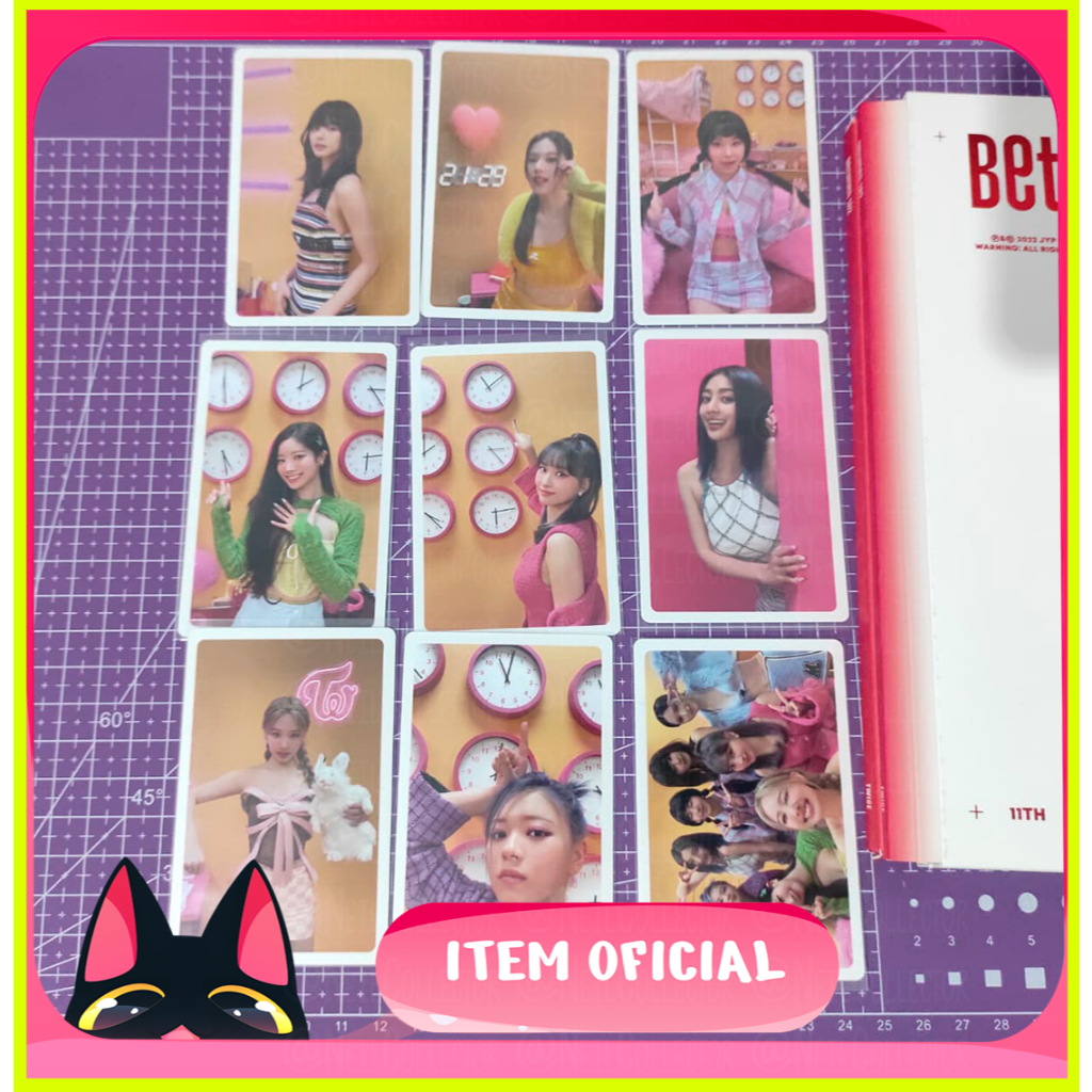 Photocard oficial TWICE Between 1&2 POB photocard variados Chaeyoung MOMO Nayeon photocard oficial