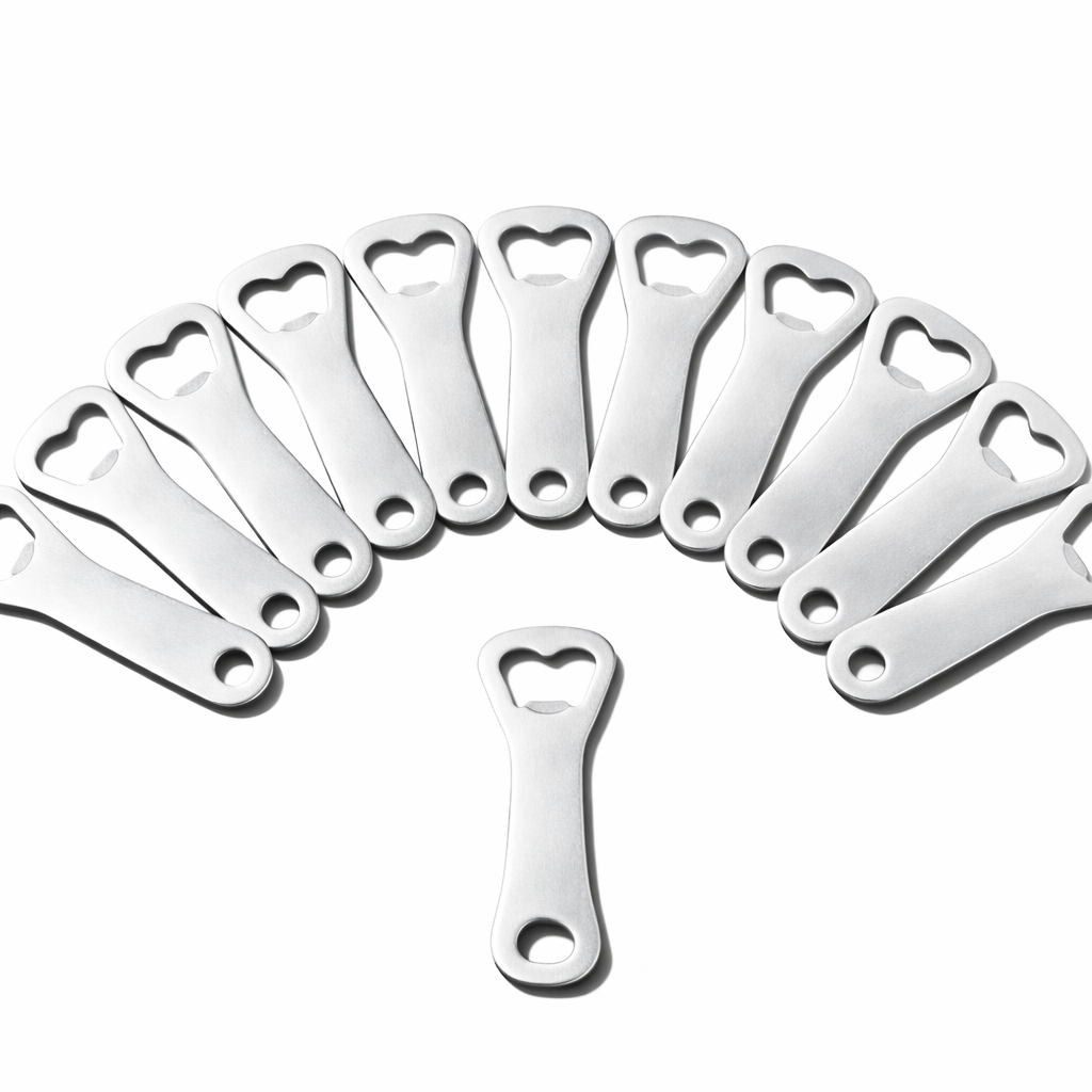 Kit Abridor De Garrafa  Inox 10 Cm Bar Boteco Restaurante Brinde em Oferta na Shopee