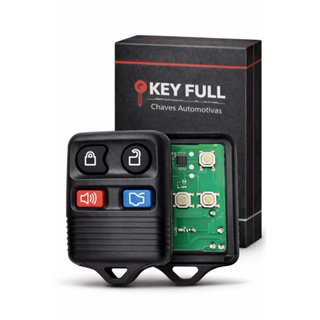 Controle Alarme Ford Fiesta Ka Ecosport 4 Botões Completo COM BATERIA em Oferta na Shopee