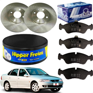 Kit Disco Freio Ventilado E Pastilha Vectra 1999 2000/2006 em Oferta na Shopee