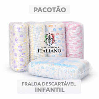 Kit 2 Fraldas Infantis Baratas Alta Absorção Antivazamento P M G XG XXG Promoção em Oferta na Shopee