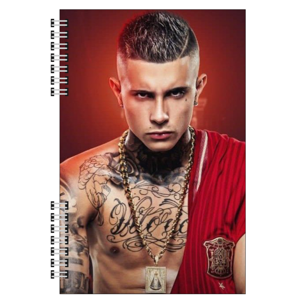 Caderno Personalizado MC Paiva Capa Dura | Tamanho Grande | Com Figurinhas, Divisória de Matéria, Bolsinho e Calendário