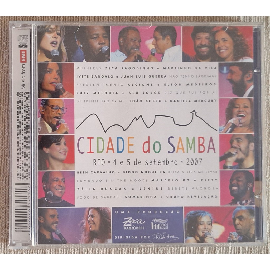 Cd Cidade do Samba 2007 - Seleção Sambas - Música
