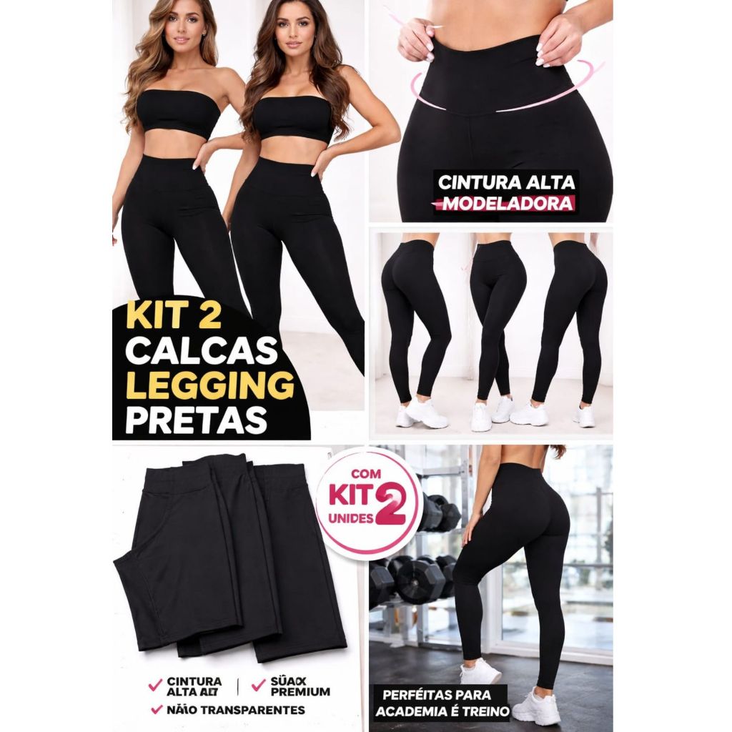 KIT 2 LEG SUPLEX LISA zero transparência
