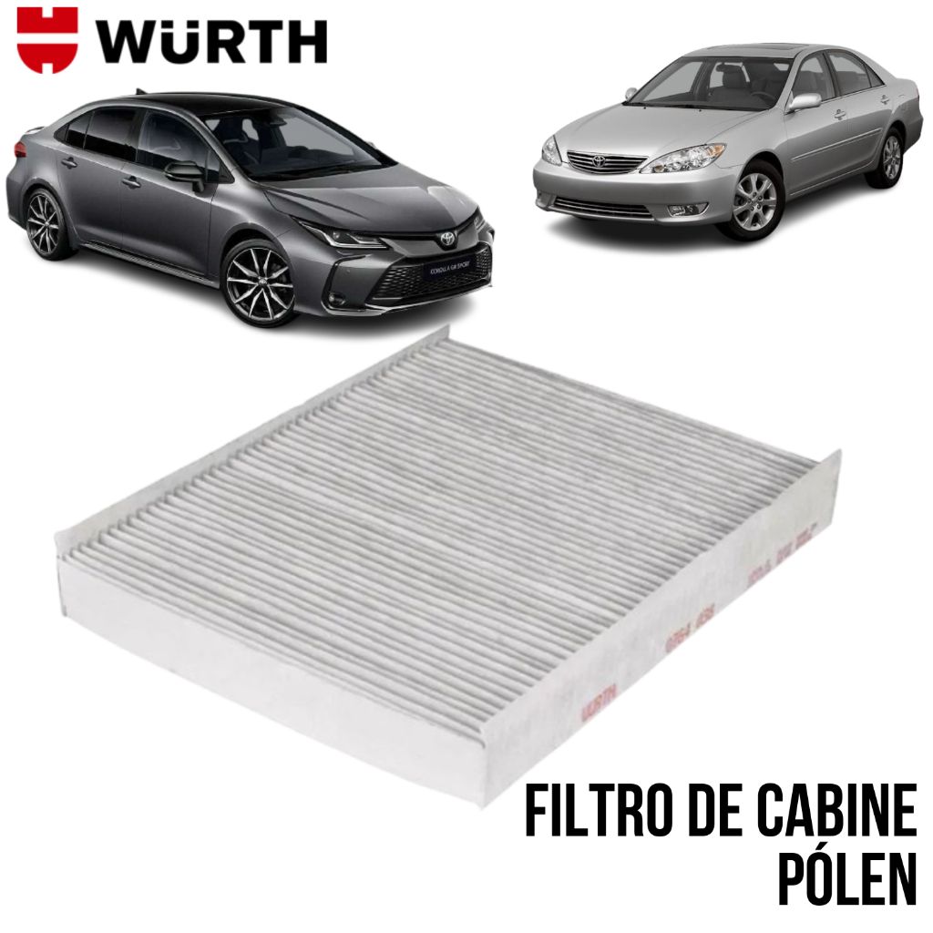 Wurth Filtro Cabine Pólen Corolla 2008+ Camry 2006+ Ar Condicionado