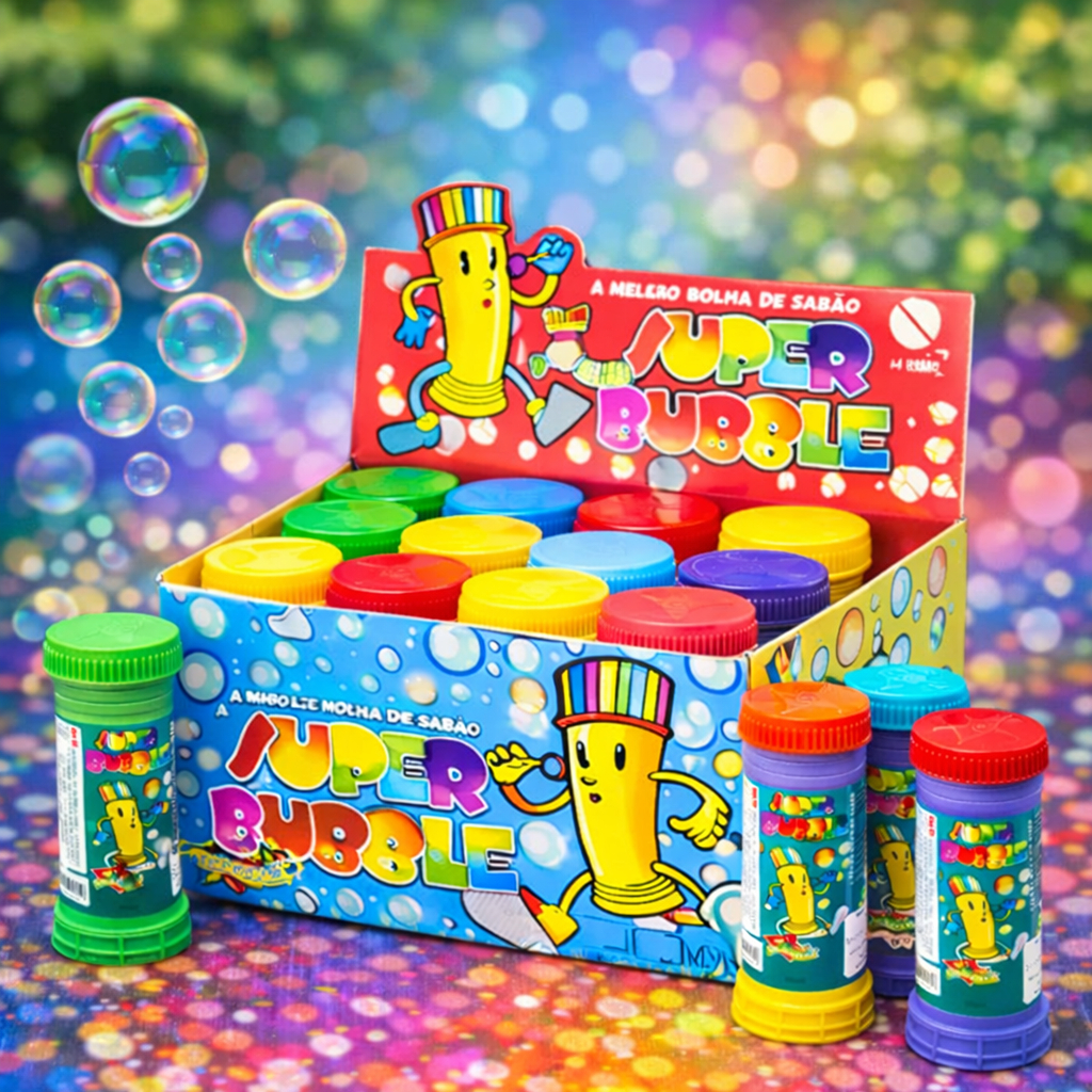 Bolha de Sabão 30 Unidades - Promoção! Alegria e Diversão Garantida 10,15,20,25,30