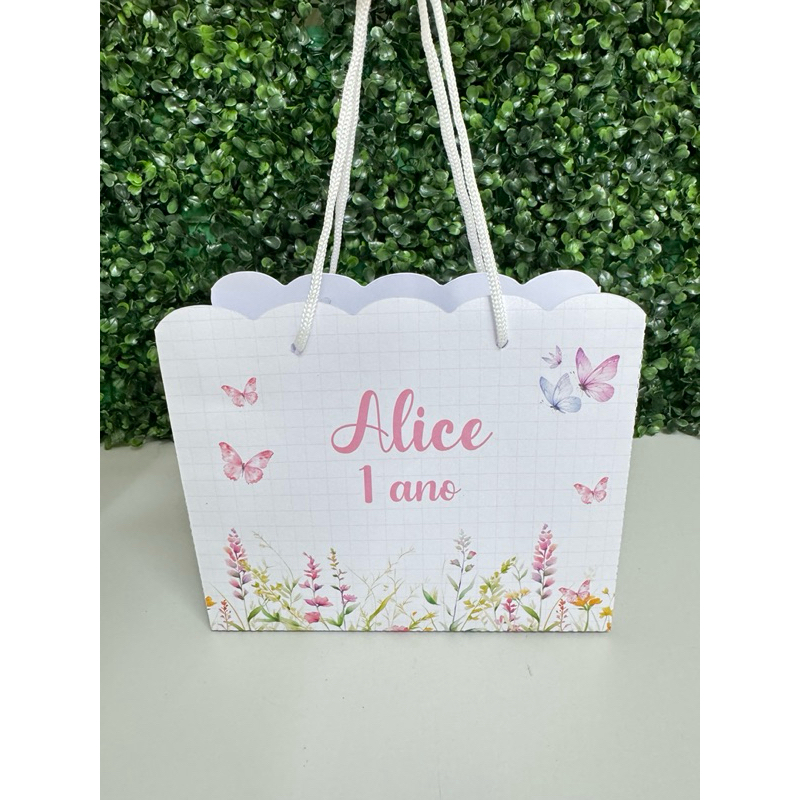 SACOLINHA JARDIM/ SACOLINHA BORBOLETAS/ Pegue e monte/ envio rápido/ aniversário/personalizados jardim das borboletas