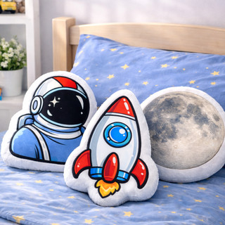 Almofadas Astronauta Foguete Lua