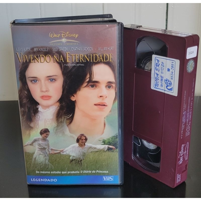 Antiga Fita VHS Filme Disney Vivenda na Eternidade Legendado Locadora Nova Era