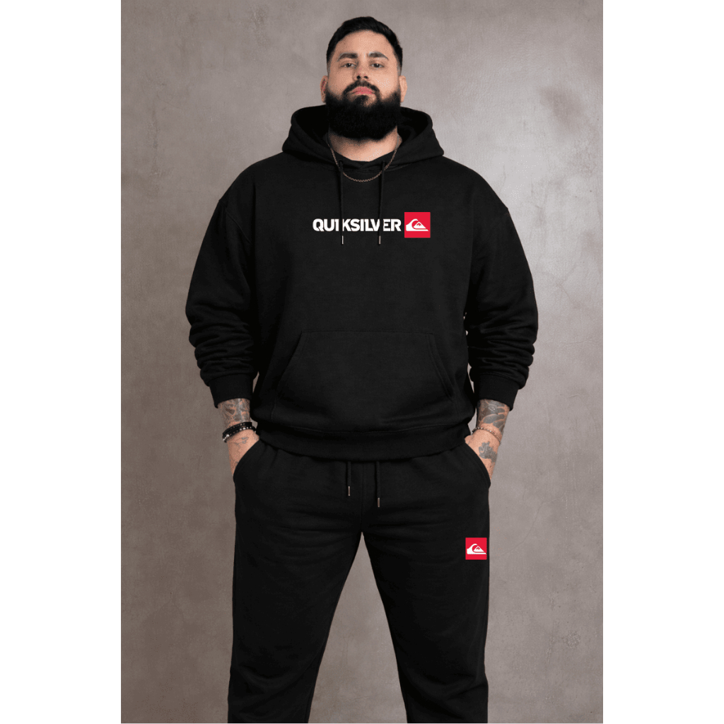 Conjunto Moletom Masculino QK Blusa de Frio Plus Size Inverno G1 ao G5 em Oferta na Shopee