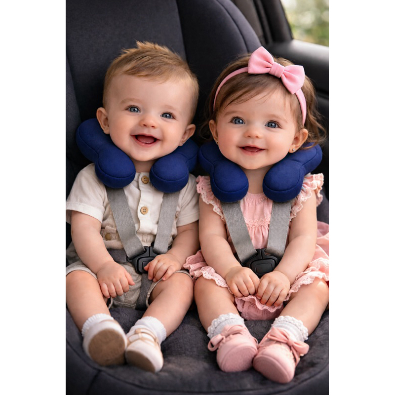 Almofada para pescoço bebê infantil para carro viagem passeio em Oferta na Shopee