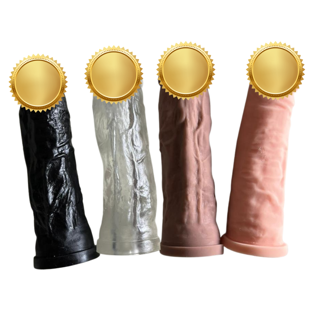 Capa Peniana Kong Em Cyberskin Garanhao 20Cm Cor Bege Negra Transparente em Oferta na Shopee