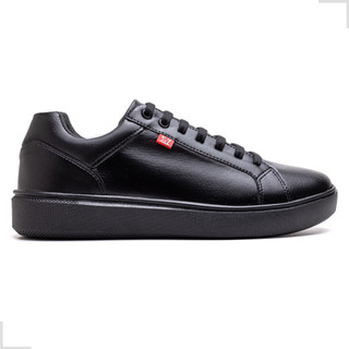 Tênis Sapatênis Casual Masculino Preto Confortável Sintético Casual Para Uso Diário Super Leve Design Moderno Elegante
