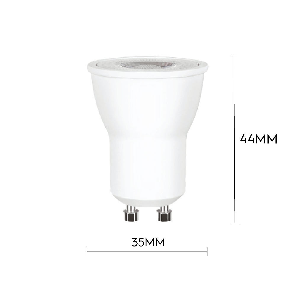 Kit 6 lampada Mini Dicroica led 4,5w mr11 Gu10 bivolt 3000k 4000k 6000k Para Spot