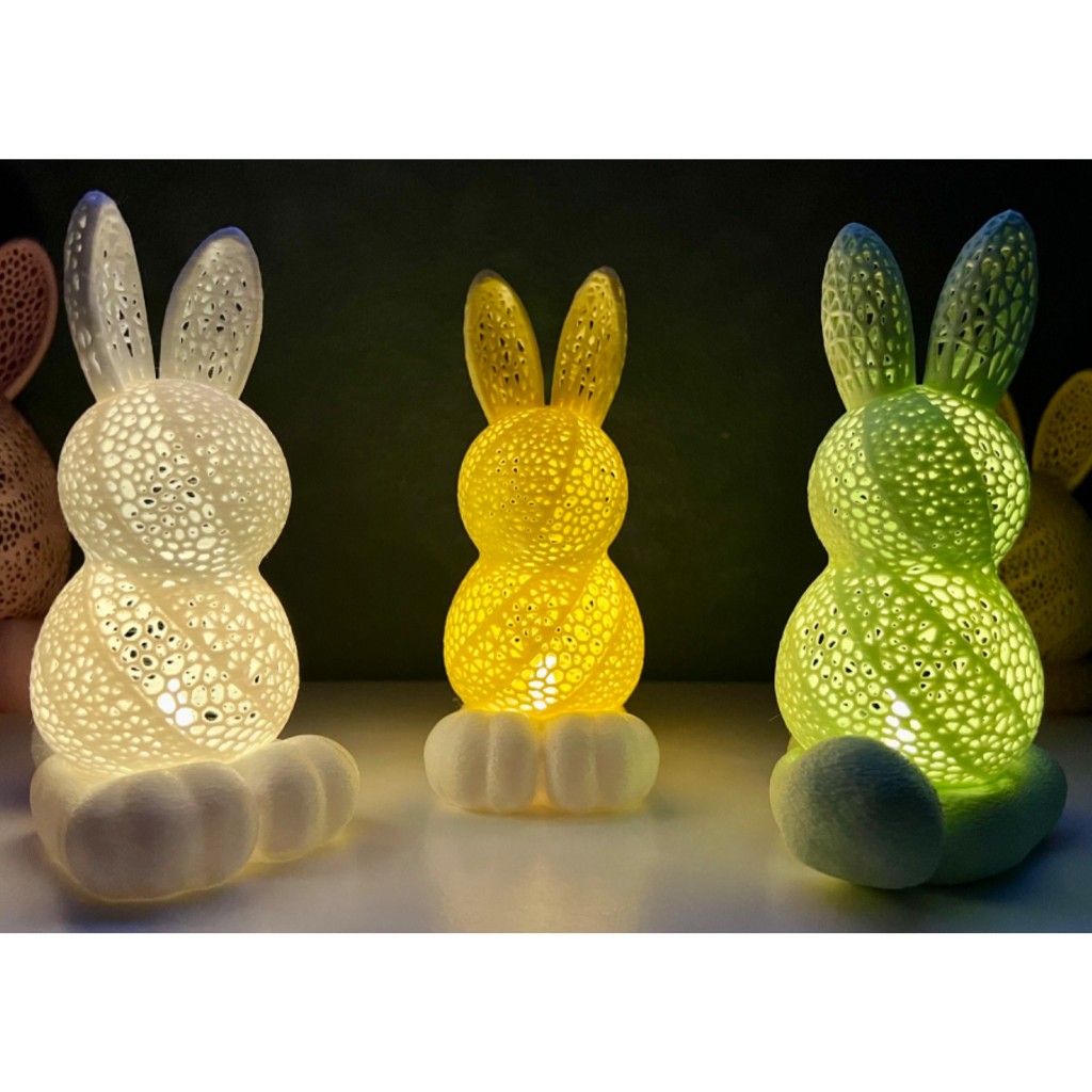 Luminária Enfeite Coelhinho Decorativo De Páscoa - Estátua Minimalista