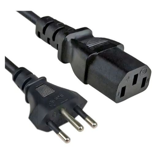 Cabo De Força Energia Tripolar 1,5m Para Fonte Monitor Pc