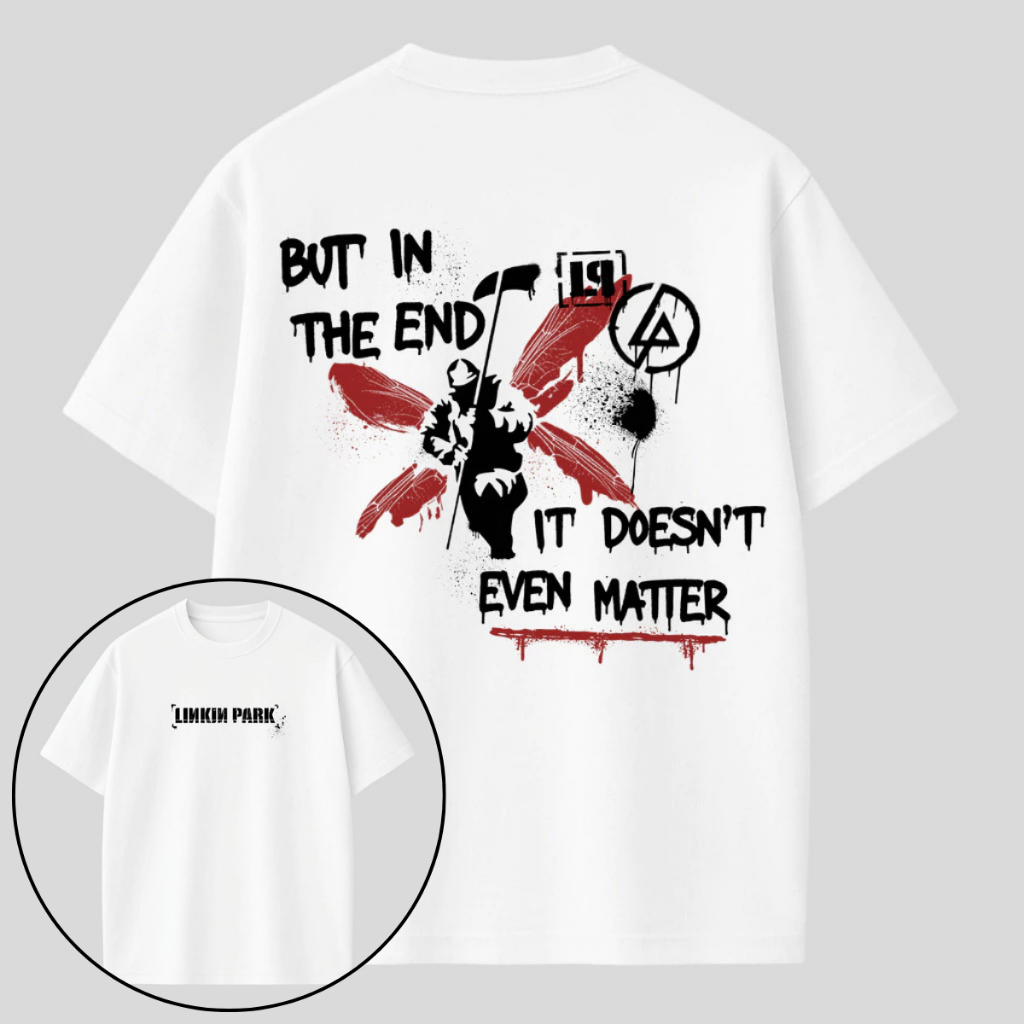 Camiseta Oversized Larga Streetwear Camisa Banda Rock Linkin Park Unissex 100% Algodão Promoção