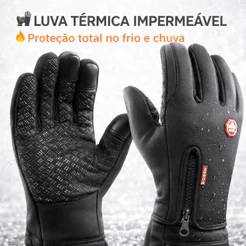 Luva Motoqueiro Impermeável Frio E Chuva Touch Screen Unissex TAM/ÚNICO